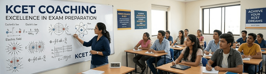 KCET coaching and preparation support at NoMoreClass