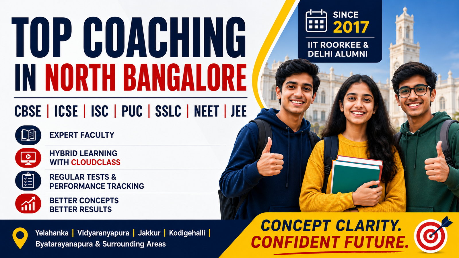 NEET & JEE Coaching in North Bangalore