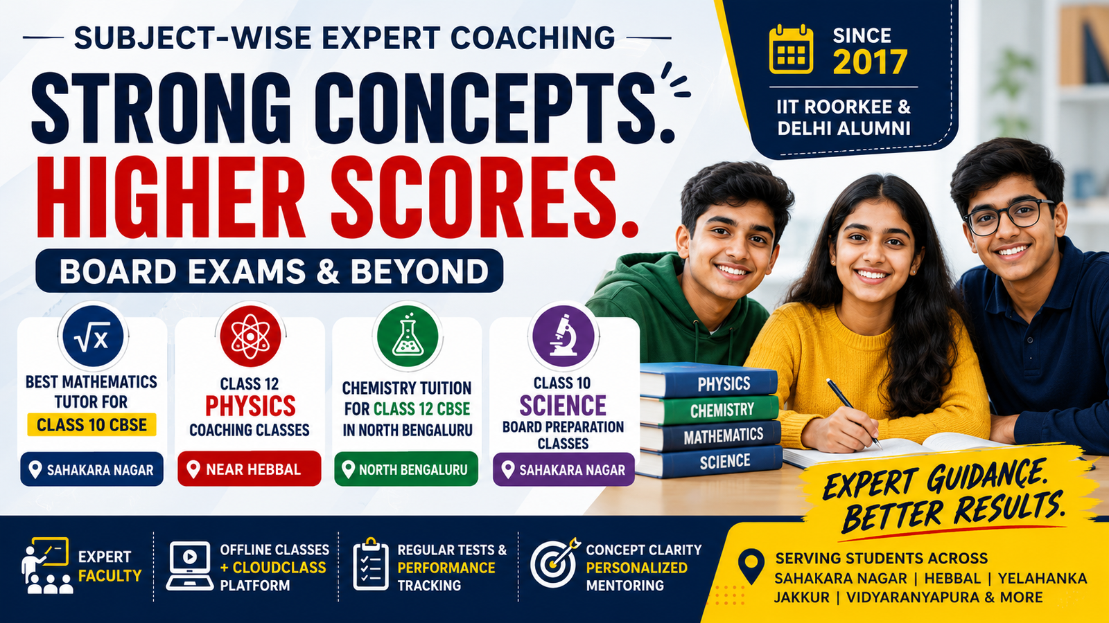 Best Subject-Wise Coaching in North Bangalore