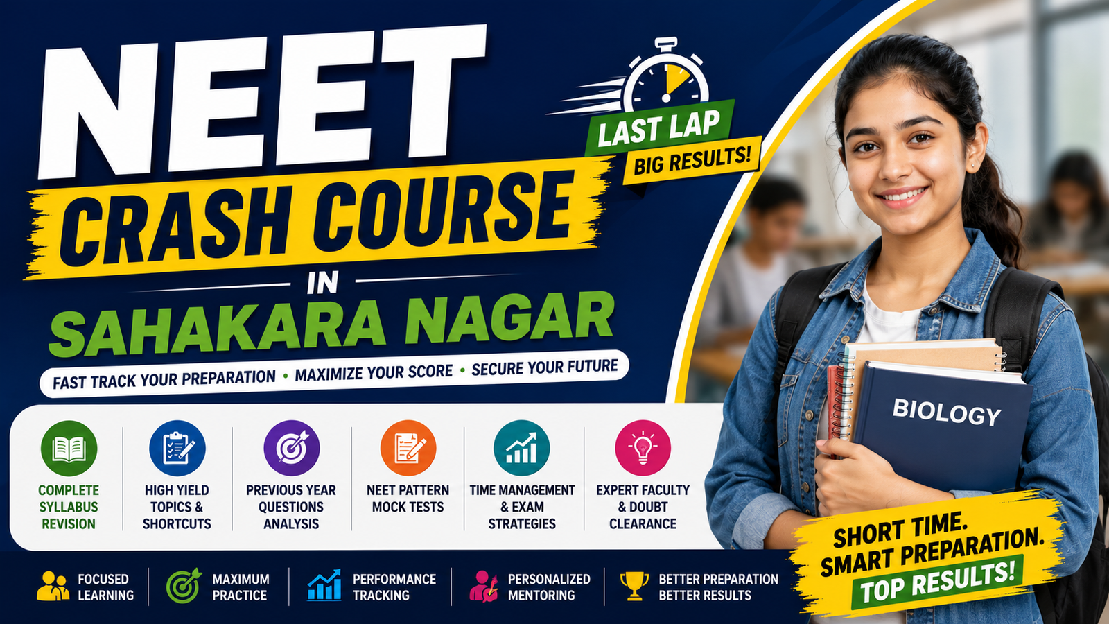 NEET crash course in Sahakara Nagar