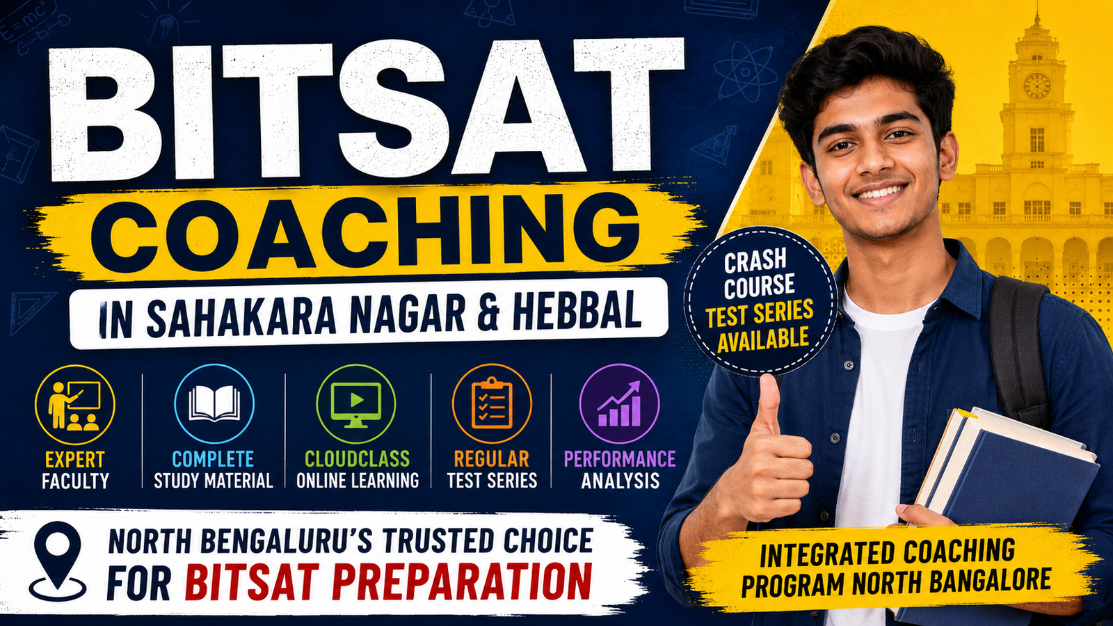 BITSAT Coaching in Sahakara Nagar