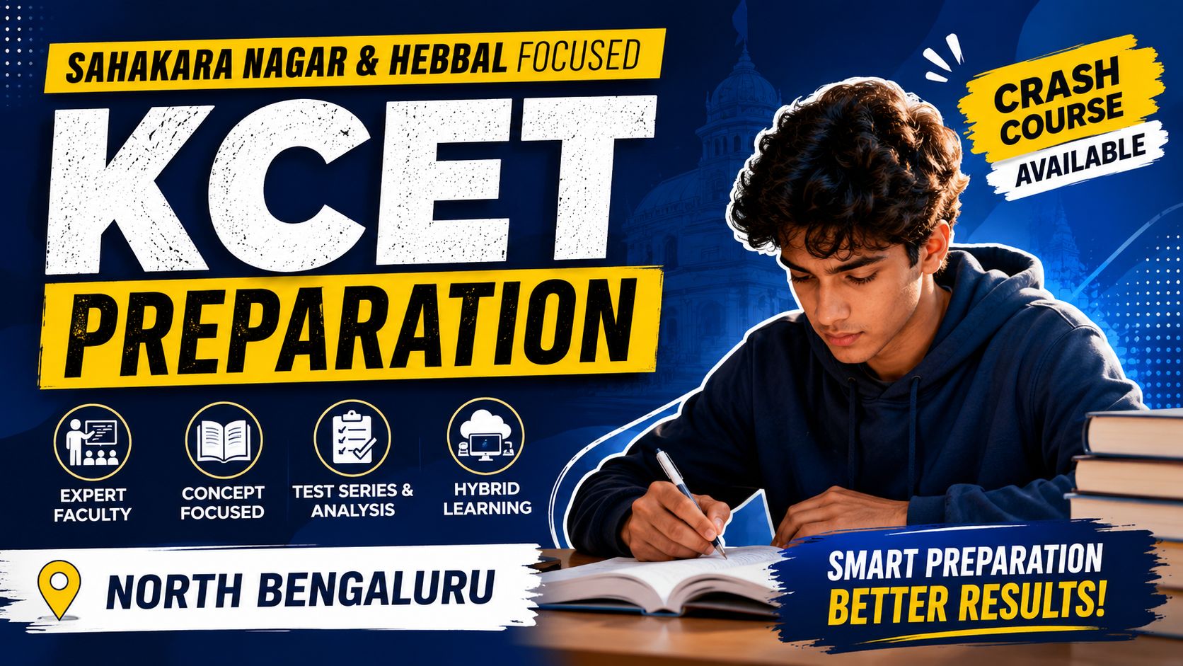 KCET Preparation in Sahakara Nagar & Hebbal